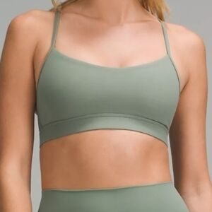 Flow Y Bra NuluLight Support, A–C Cups - Size 8 - Grey Eucalyptus